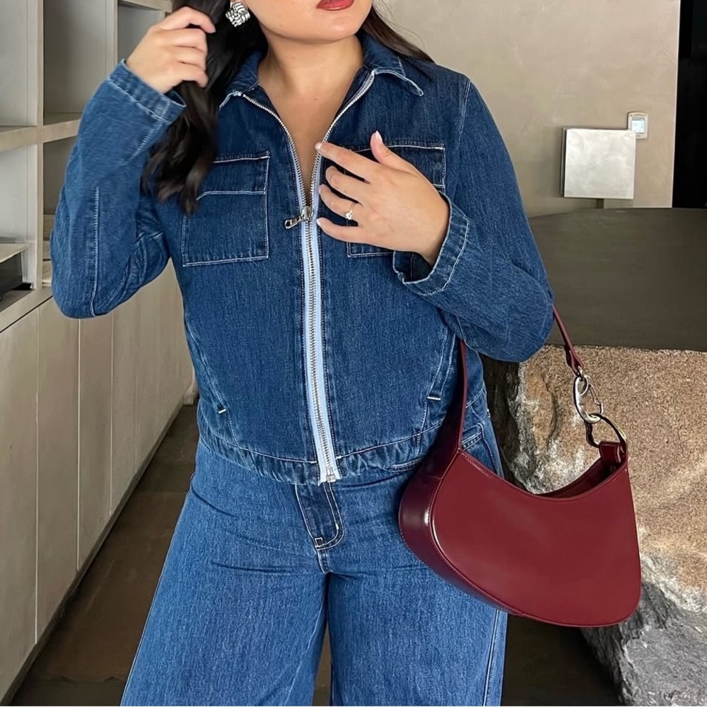 Fitted Denim Jacket - Picture 2 of 3